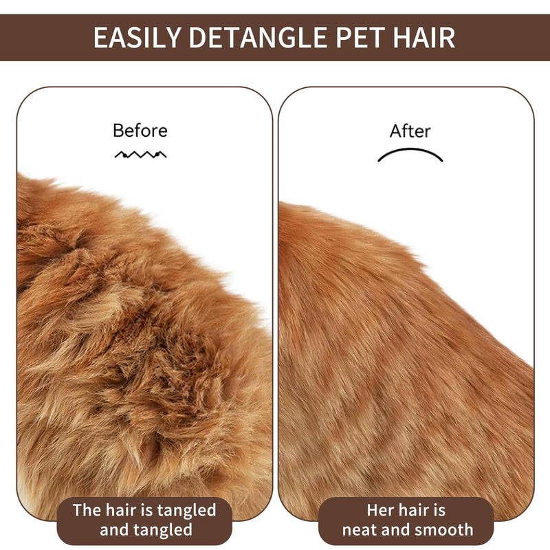 Dog Brush for Shedding cat deshedding grooming supplies for indoor short long hair pet dematting undercoat rake for brish poodle remove matted fur slicker best comb tool cepillo para perros. (Pink) Pink - PawsPlanet Australia