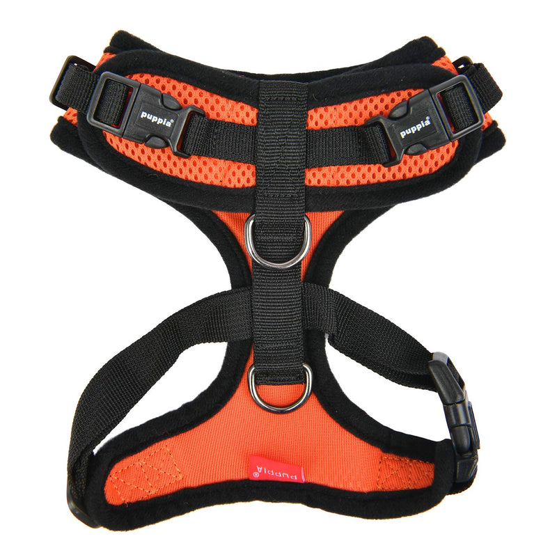 Authentic Puppia RiteFit Harness with Adjustable Neck, Orange, Extra Large - PawsPlanet Australia