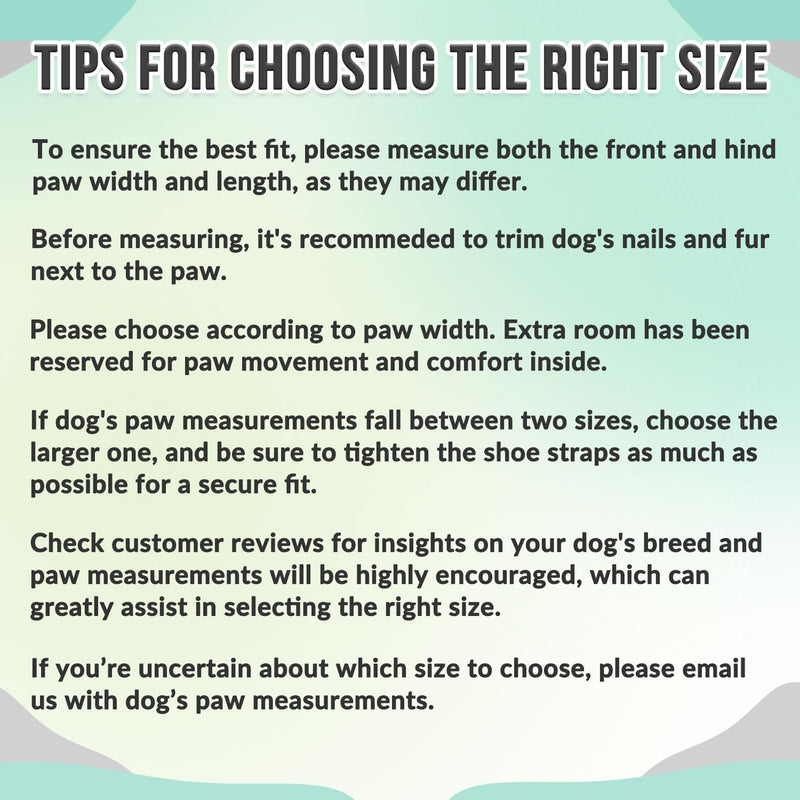 SlowTon Dog Shoes for Large Small Medium Dogs - Breathable Dog Boots for Summer Hot Pavement, Paw Protector for Outdoor Walking Winter Snow, Anti-Slip Rubber Dog Booties for Hardwood Floor (Green, 6) A-Green #6 (Width 2.6 inch) for 52-68 lbs - PawsPlanet Australia