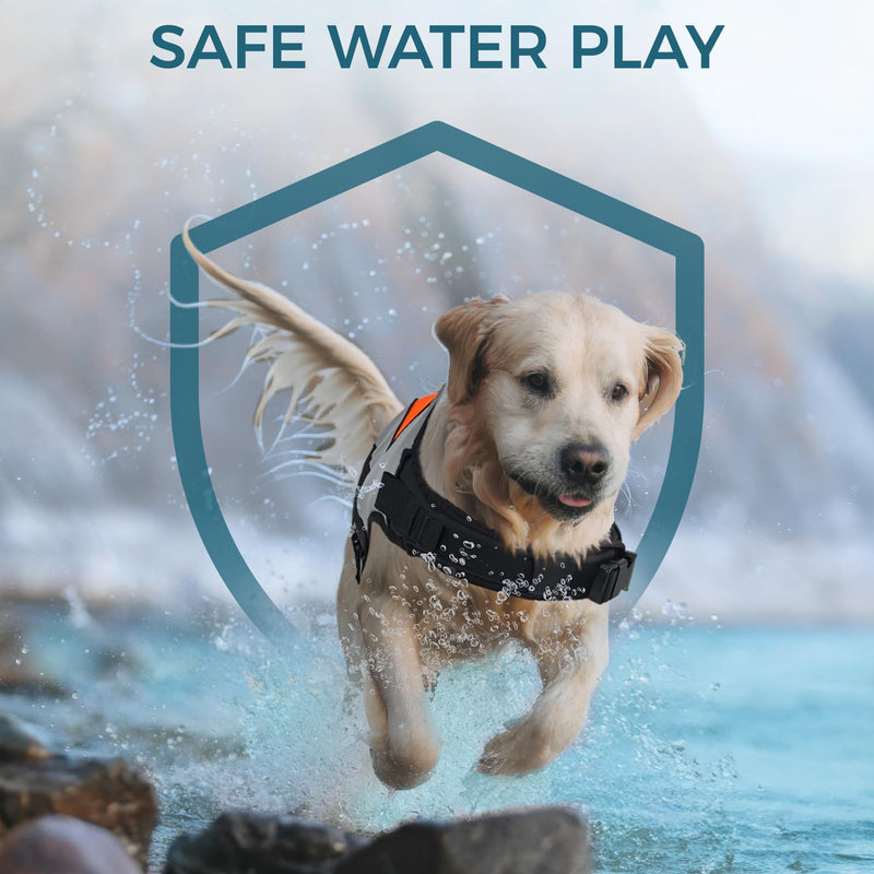 Dog Life Jacket & Swimming Safety Vest, Buoyant Float Coat with Handle & Reflective Strips for Small Dogs, Water Rescue Vest for Boating, Pool, Beach(Size S) Dog Life Jacket - PawsPlanet Australia