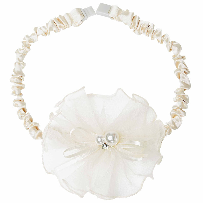 Blueberry Pet Dog of Honor Wedding Collar, Medium, Elastic Breakaway Quick Release Dog Cat Collar with Flower Medium: 19.8" Neck * 3/8" Wide - PawsPlanet Australia