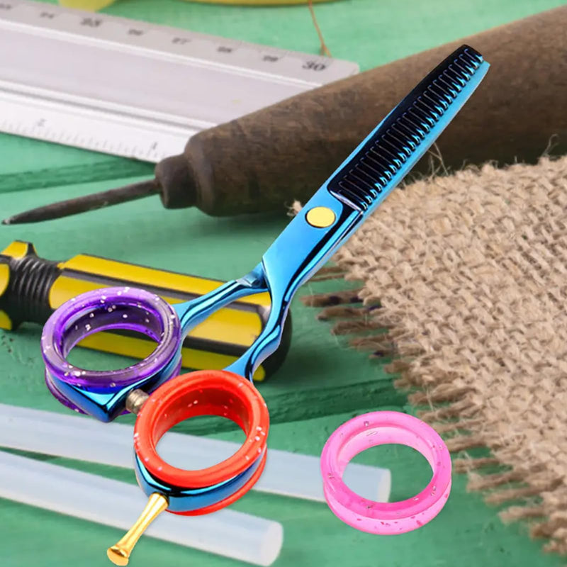 30 Pcs Soft Silicone Scissors Finger Rings,Soft Silicone Scissors for Pet Grooming Scissors Accessories for Animal Hair Cutting,Finger Ring Thumb Inserts Grips for Dog Hair Cutting. - PawsPlanet Australia