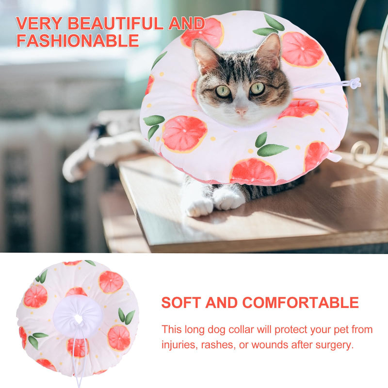 ABOOFAN Cotton Cat Collar for Cats and Kittens - Protection against Scratching and Licking - Long-lasting - Lightweight and Beautiful Recovery Ring for Pets up to 7kg