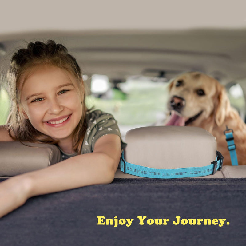 Dog Seat Belt for Car | Adjustable Pet Seat Belt for Dog Safety Belt for Car Dog Car Harness(Blue) Blue - PawsPlanet Australia