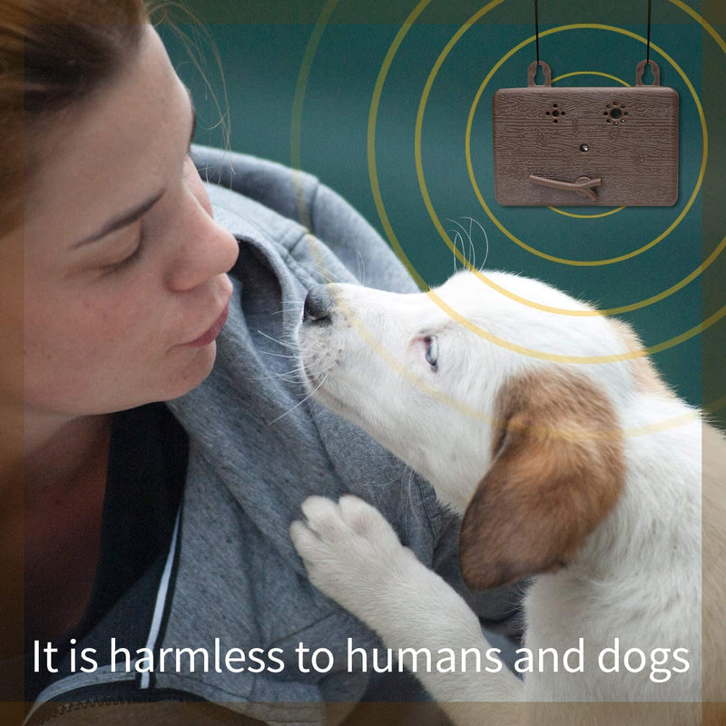 Dog Bark Deterrent Devices, Anti Barking Devices, Stop Barking Device 45ft Range, 4 Modes Dog Barking Silencer, Dog Barking Control Indoor Outdoor (Grey) Grey - PawsPlanet Australia