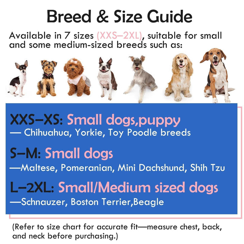 Medium Dog Onesie for Small Breeds – Cute Cozy 4-Leg Pajamas | Jumpsuit with Belly Wrap,Protects Skin & Reduces Shedding,Soft Comfort Clothes for Daily Wear,Pink 01# Pink Candy Medium(13-17lbs) - PawsPlanet Australia