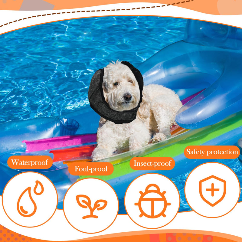 Dog Ear Protectors, Ear Defenders Adjustable Noise Anxiety Protection Comfortable Head Wrap Pet Supplies for Bath Grooming Thunder Firework (S S