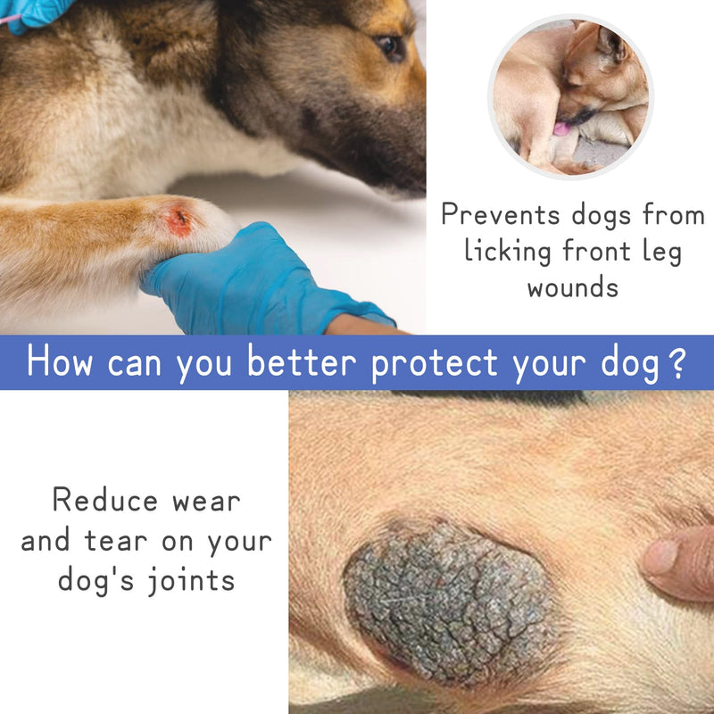 Dog Front Leg Surgery Recovery Clothes,Dog Elbow Protector Suit for Medium Large Dogs,Dog Joint Recovery Sleeve for Female Male Dogs,Prevent Licking Wound(Green horse-7xl) 7XL green - PawsPlanet Australia