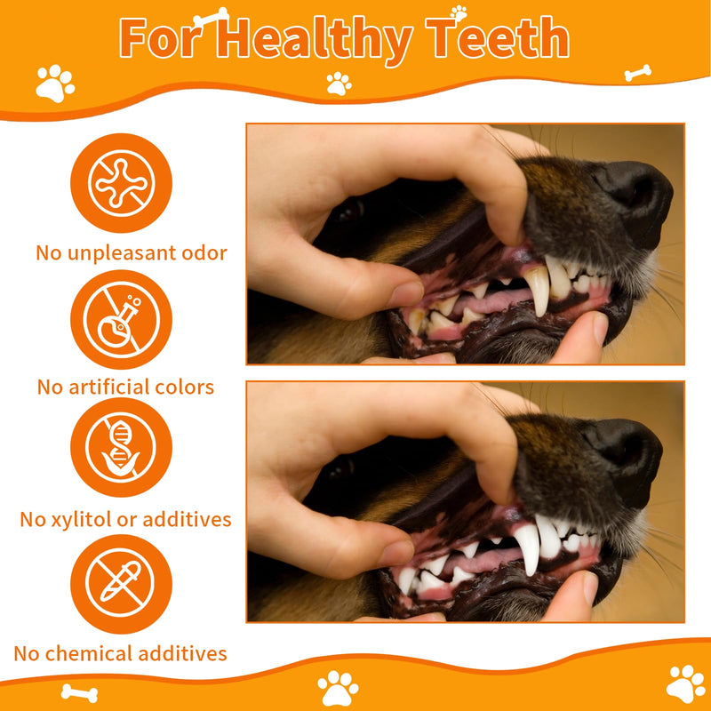 200g Dog Dental Care Set, Dog Toothpaste, Dog Toothbrush, Dental Care Product, Removes Plaque and Bad Breath