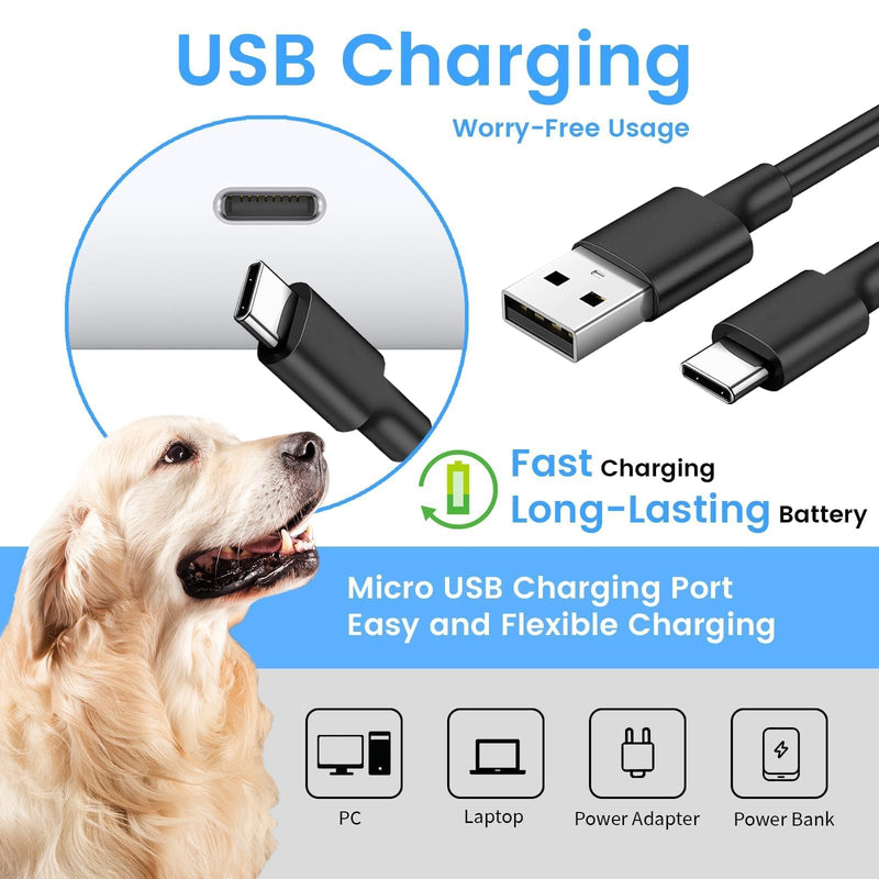 Anti Barking Device for Dogs, Multi-Functional Dog Bark Deterrent Devices Up to 30 Ft Effective Control Range, 3 Modes & LED Light Ultrasonic Dog Trainer, Safe for Human & Dogs white - PawsPlanet Australia