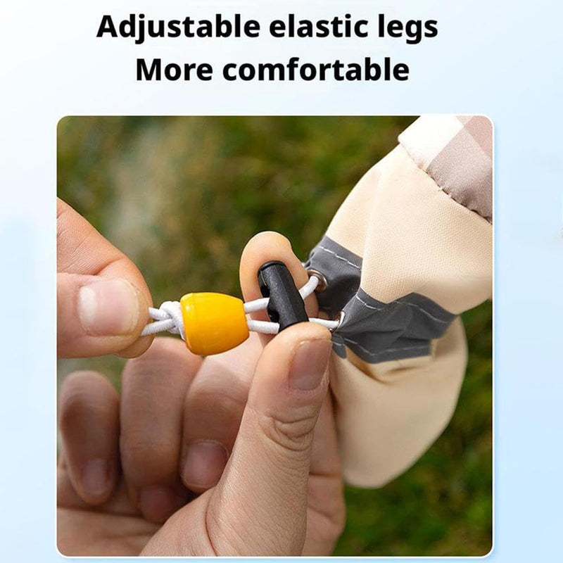 Anti Dirt Pants for Dogs Outdoor Dust-Proof Dog Pants Waterproof Boot Rain Boots with Suspender Anti-Slip Dog Paw Protector Shoes Adjustable Anti-Slip Boots for Small Dogs Walking Hiking (M) M