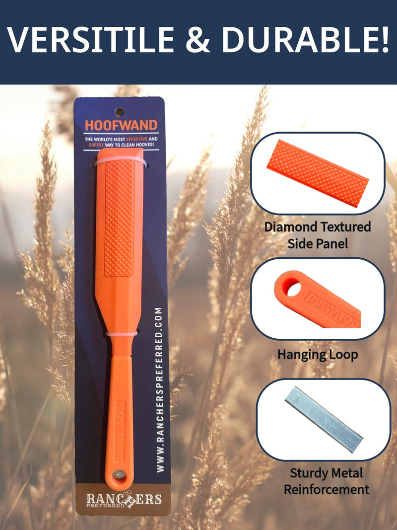 HoofWand • Horse Grooming Supplies for Daily Cleaning & Maintenance - HoofCare - Hoof Cleaner - Hoof Snow & Ice Removal - Pastern Cleaning - Coronary Band - PawsPlanet Australia