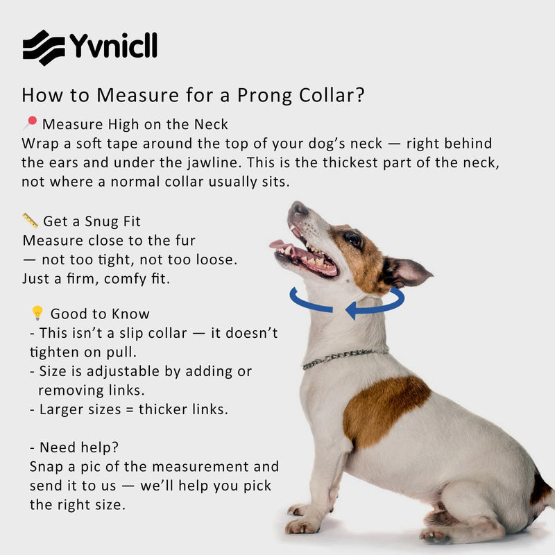 Pinch Collar for Dogs,Adjustable Dog Training Collar for Small Medium Large Dogs with Quick Release Buckle, No Pull Dog Collar Prong(S,10"-13") S (Neck: 10"-13" ) Metallic - PawsPlanet Australia