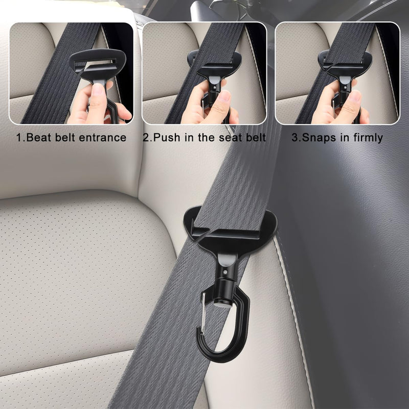 Vehicle Seat Belt Safety Buckle Lock Universal Dog Seat Belt Clip Dog Car Restraint Portable Vehicle Seatbelt Harness for Pet Car Travel - PawsPlanet Australia