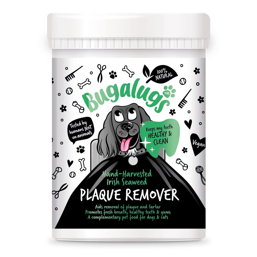 BUGALUGS Plaque Off Remover For Dog 200g Teeth & Bad Breath 100% Natural | Plaque Off Dogs No Need For Dog Toothbrush or Dog Toothpaste | Remove Dog Bad Breath & Plaque Remover For Dogs & Cats (200g) - PawsPlanet Australia