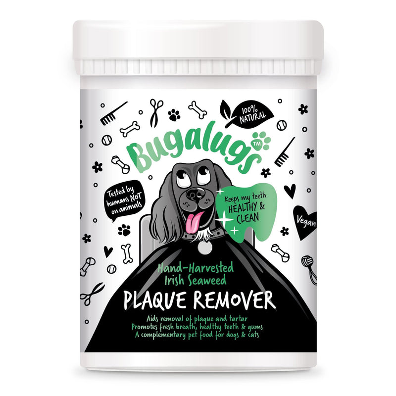 BUGALUGS Plaque Off Remover For Dog 200g Teeth & Bad Breath 100% Natural | Plaque Off Dogs No Need For Dog Toothbrush or Dog Toothpaste | Remove Dog Bad Breath & Plaque Remover For Dogs & Cats (200g)