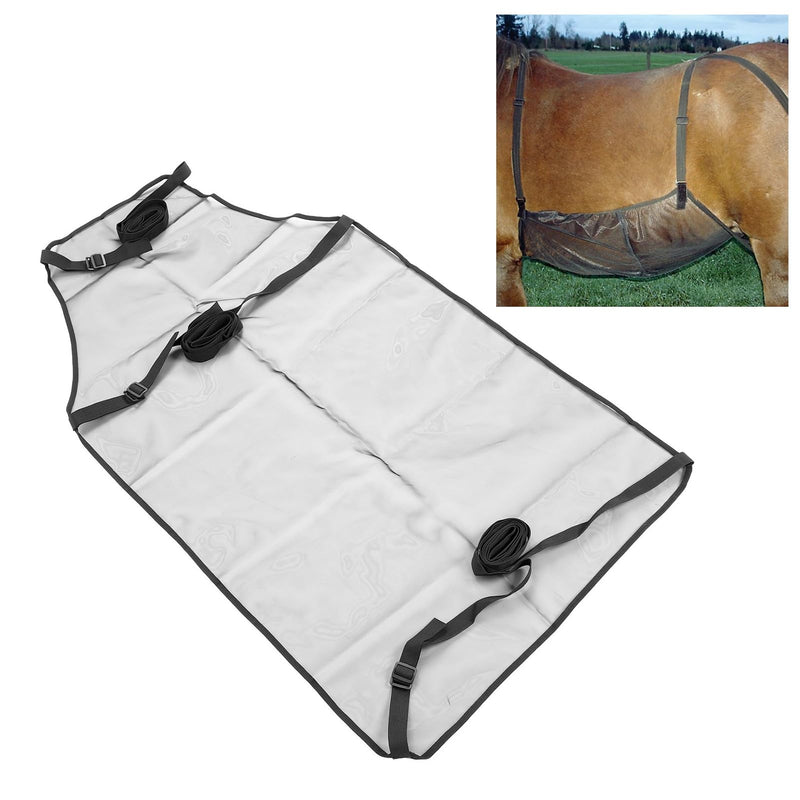 Horse Belly Guard, Comfortable Adjustable Horse Belly Protections Cover Foldable Horse Ride Fly Sheet Soft Breathable Lightweight Anti Scratch Belly Cover for Outdoor - PawsPlanet Australia