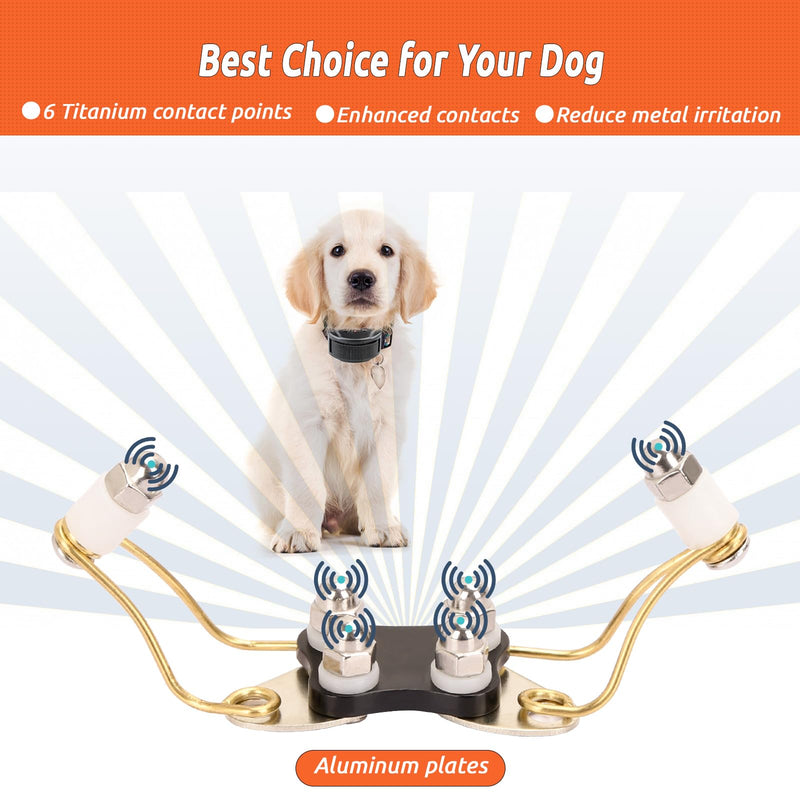 Dog Training Collar Receiver Comfort Pad, Titanium Improves Contact, Winged Soft Comfort - PawsPlanet Australia