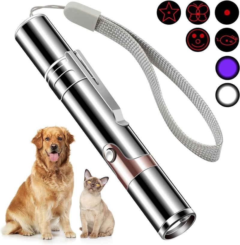 Cowjag Laser Pointer, Cat Birds Toy Pointer for Indoor, Cat Mouse Toys Wand Light Pet Interactive Toys to Keep Cat Busy, for Kitten Cat Dog Chase Play - PawsPlanet Australia