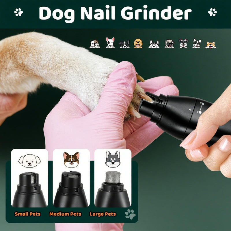 Sunny Power 4 in 1 Dog Clippers Grooming Kit, Professional Pet Clippers for Cats Rabbit, Safe Paw Trimmer Cat Shaver, Dog Hair Clipper with Low Noise, Rechargeable Cordless Cat Clippers for Matted Fur