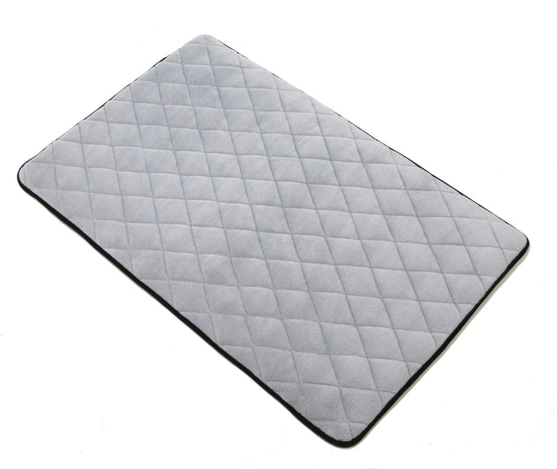 4Knines Extra Large Dog Crate Mat – Waterproof, Non-Slip, Machine Washable Crate Mat – Soft, Durable Kennel Mat for Dogs – Pet Bed for Crates, Travel or Home Use - Extra Large (Grey) Grey XL - PawsPlanet Australia