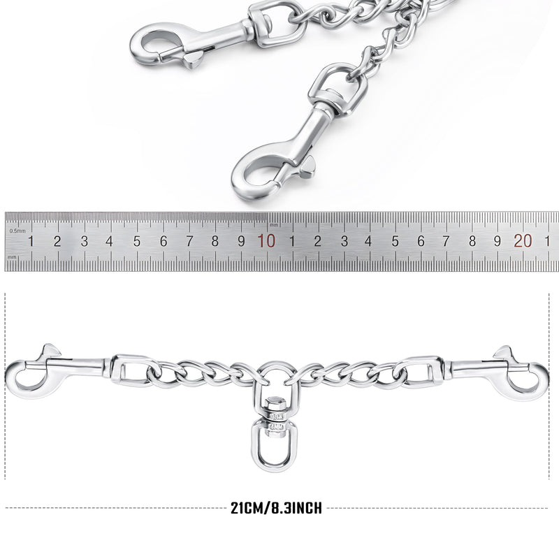 Prong Collar Safety Clip Stainless Steel Dog Safety Clip, Leash Backup with Dual Clasps, Collars and No Pull Harness Connectors - PawsPlanet Australia