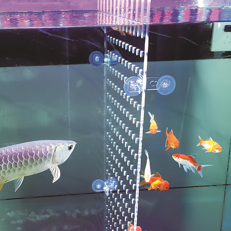 1pc Fish Tank Acrylic Divider Board with Suction Cup Fish Divider Large Aquarium Divider Fish Tank Divider Mixed Breeding to Keep Different Fish from The Fight