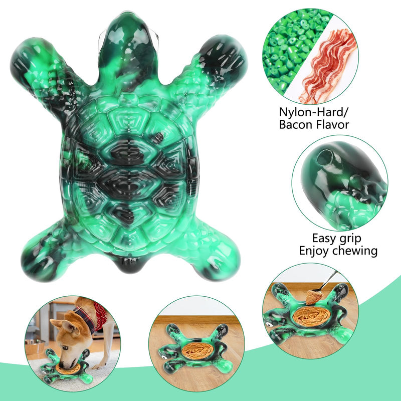 Dog Toys for Aggressive Chewers Indestructible Dog Toys for Large Dogs - Tough Dog Chew Toys for Medium/Large Dog Breed, Real Bacon, Nylon Bones Toy to Keep Them Busy - PawsPlanet Australia