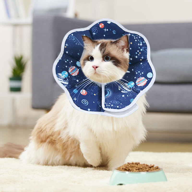 Genérico Cone Collars for Cats | Surgical Elizabethan Bell for Dogs - Adjustable Neck Cover Prevents Licking for Cats, Puppies and Small and Large Animals