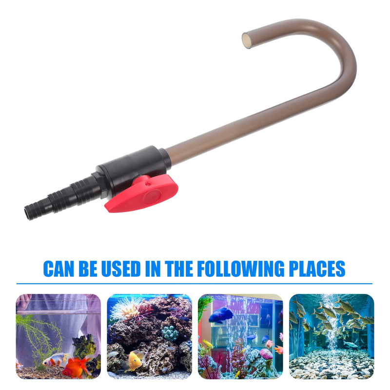 NUOBESTY Aquarium Water Changer Aquarium Gravel Cleaner Fish Tank Change Water Pipe Water Changer Siphon Aquarium Accessories - PawsPlanet Australia