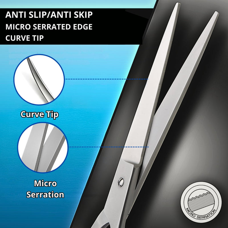 Curved Grooming Scissor for Dog Ergonomic Pet and Cats Trimming shear Long Sharp & Comfortable Grooming Scissor CVD 8 - PawsPlanet Australia
