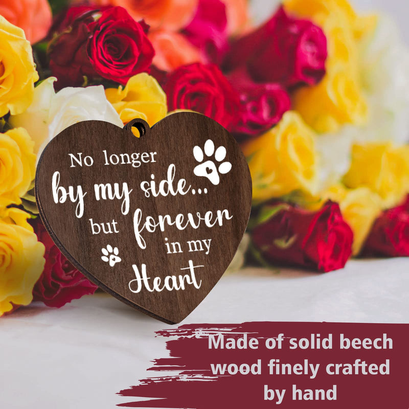 Pet Memorial Gifts for Dogs Cats - Rotating Wooden Picture Frame for 4x6 Photo - Dog Memorial Gifts for Loss of Dog - Loss of Dog Sympathy Gift - Dog Bereavement Remembrance Picture Frame - PawsPlanet Australia