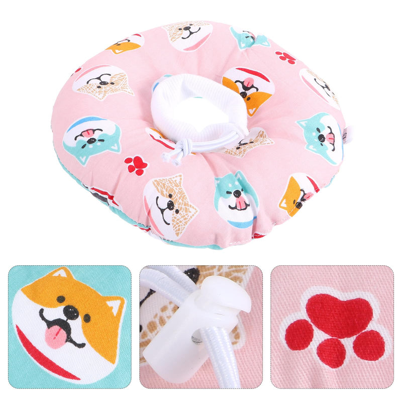Soft cotton neck collar for cats and kittens for injury and post-operative healing. Prevents licking, biting, and scratching during the recovery phase.