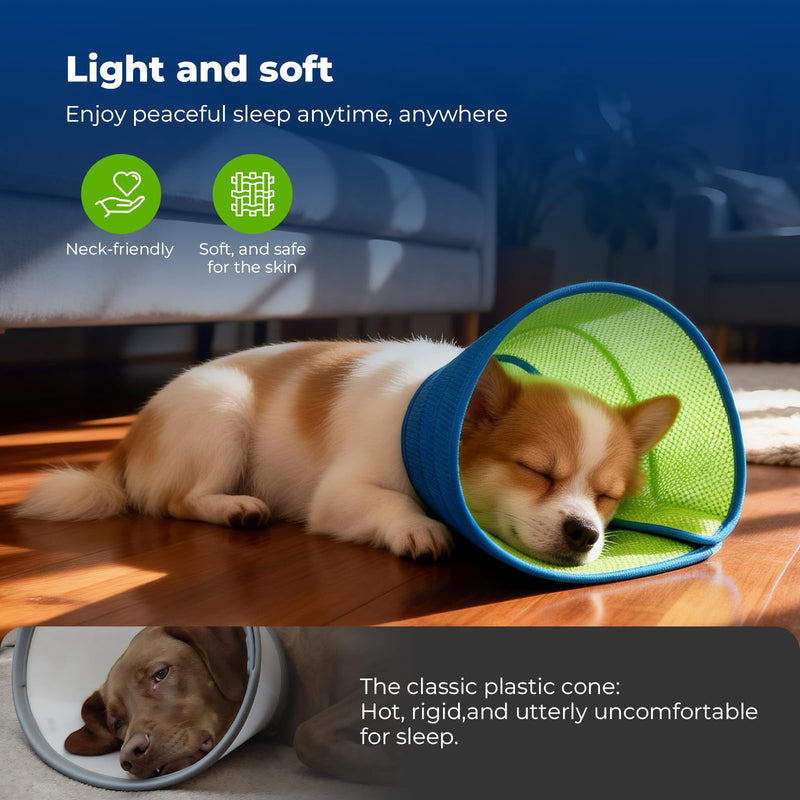 Dog Cone Collar Soft Cone for Dogs Dirt-Resistant and Washable Soft Dog Elizabethan Collars for Small Large Medium Dogs After Surgery Recovery CollarsXL (Neck: 18.5-20.9") XL (Neck: 18.5-20.9"))