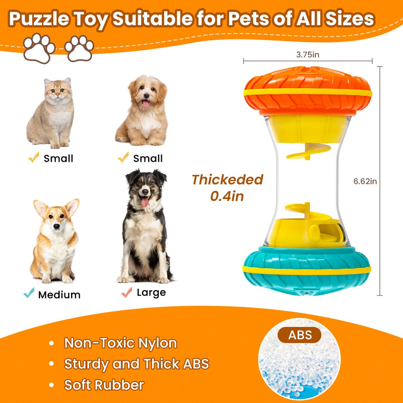 Dog Puzzle Toy for Dogs, Dog Enrichment Toys for Dog, Dog Puzzles for Smart Dogs, Treat Dispensing Dog Toys to Keep Them Busy, Interactive Dog Toys for Boredom, Dog Puzzle Feeder, Dog Treat Toy - PawsPlanet Australia