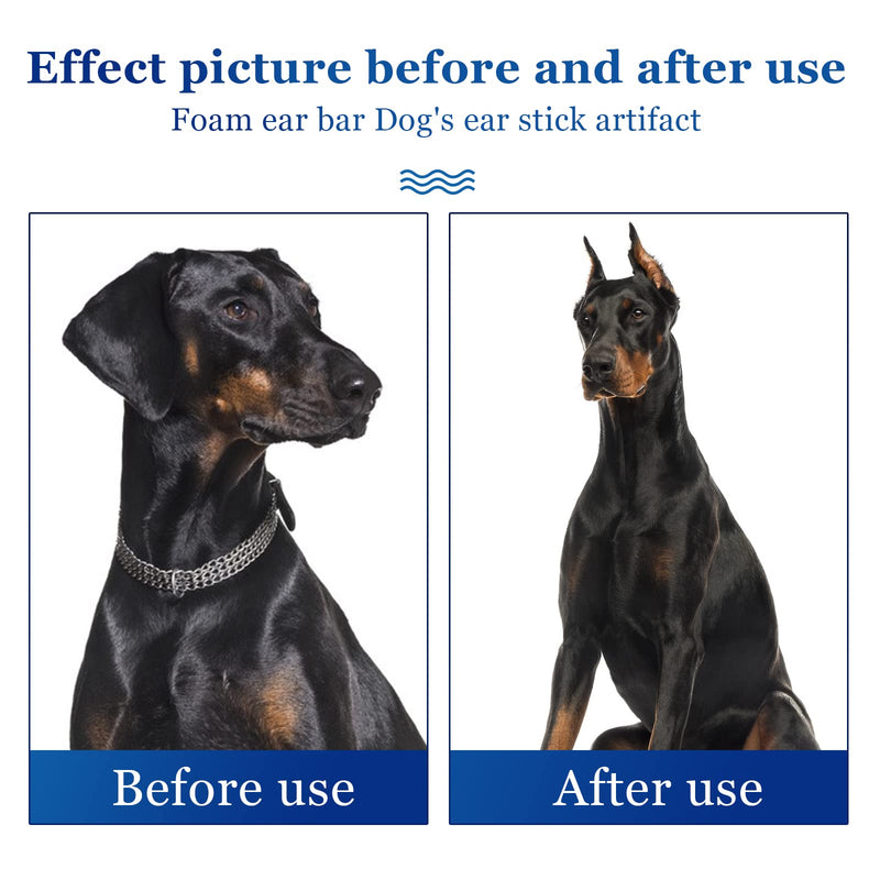 Doberman Ear Posting Kit, Dog Ear Cropping Dog Ear Stand up Care Tape Kit for Doberman Pinscher Dogs - PawsPlanet Australia