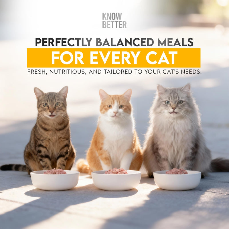 Know Better Chicken Recipe Premix for Raw Or Cooked Cat Food - Natural Supplies Meal Mix with Taurine for Cats - Indoor Cat Food Meal Completer, Feline Premix for Homemade Cat Food - 4.8 Oz 4.8oz
