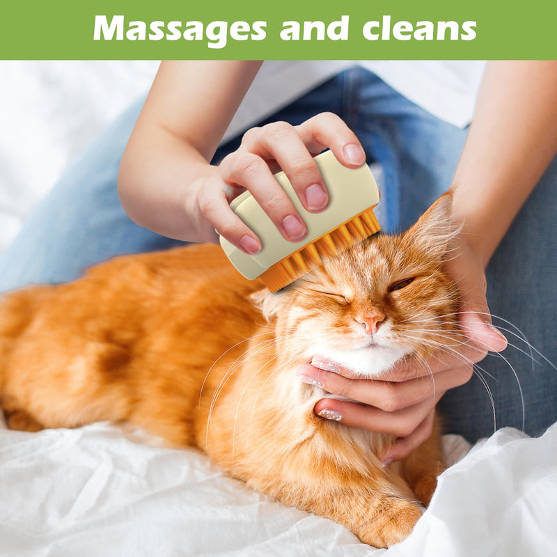 KeeKit 3-in-1 Cat Steam Brush, Self Cleaning Steam Cat Brush with USB Power Interface, 84 Comb Teeth, for Removing Tangled and Loose Hair, Massage Steam Brush for Cats and Dogs - PawsPlanet Australia