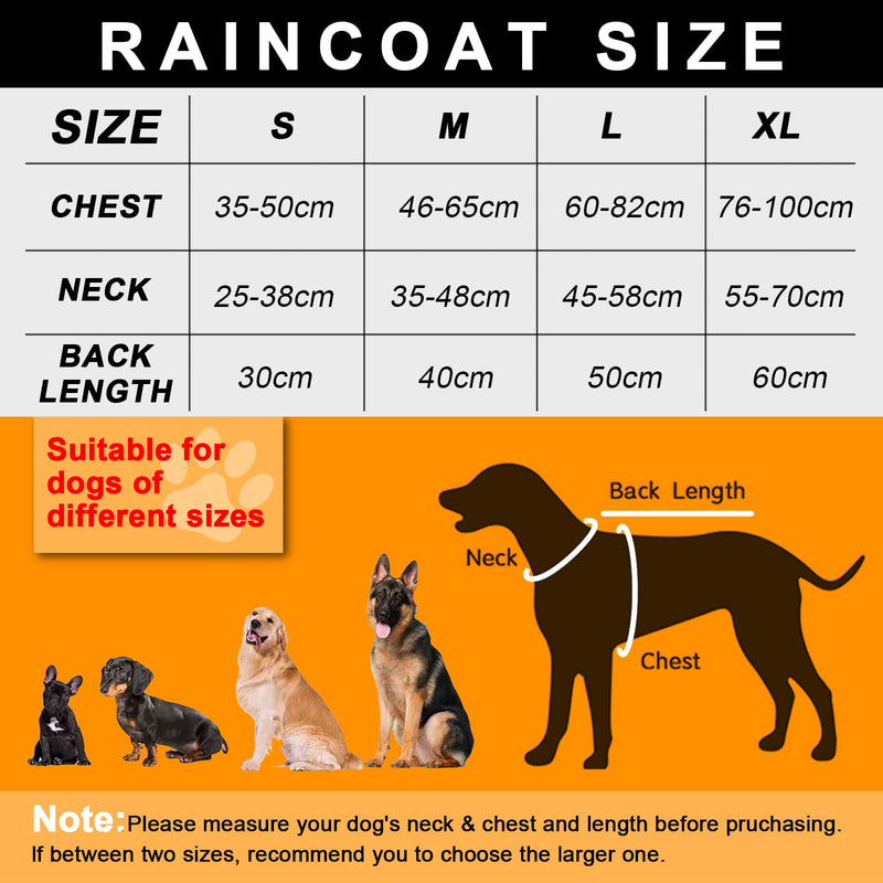 Dog Raincoat with Reflective Strip, Ultra Light Breathable Waterproof Dog Rain Jacket, Adjustable Waterproof Dog Raincoat with Hood, Suitable for Small, Medium, and Large Dogs (Grey, XL) Grey