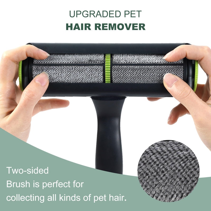Pet Hair Remover, Lint Roller for Pet Hair, Cat and Dog Hair Remover for Furniture, Couch, Carpet, Clothing and Bedding - Portable, Multi-Surface Fur Removal Tool - PawsPlanet Australia