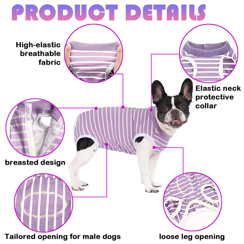 TYXHXTF Dog Recovery Suit - Post Surgery Body Suit for Male & Female Dogs, Adjustable, Pet Shirt