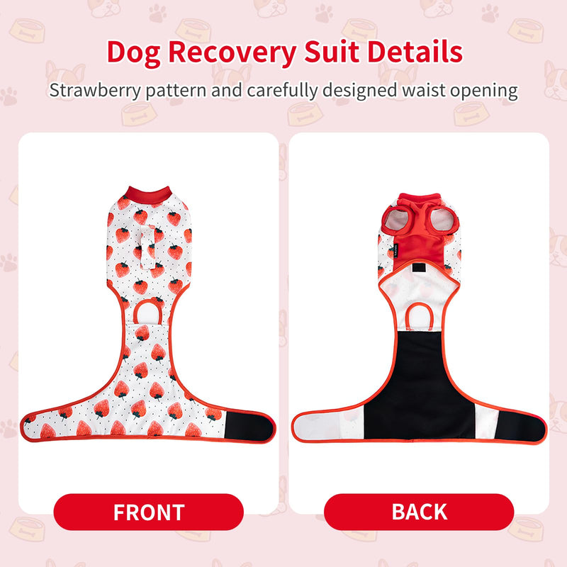 Dog Recovery Suit, Professional Pet Recovery Suit After Surgery, Prevent Licking Dog Onesies, Dog Wound Care Shirt (L) L - PawsPlanet Australia