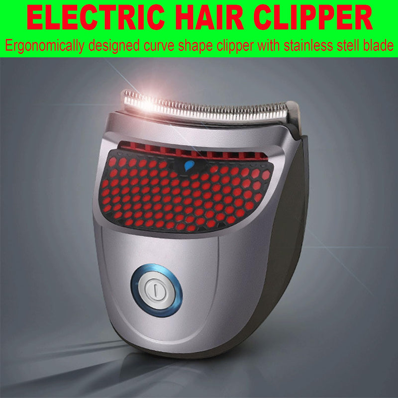 SUYOOULIN Hair Clippers Shortcut Self-Haircut Kit for Men, USB Rechargeable Cordless Electric Hair Trimmer Professional Hair Cutting Machine Shortcut Self Grooming Haircut Kit with 9 Combs With 9 Limited Combs Grey - PawsPlanet Australia