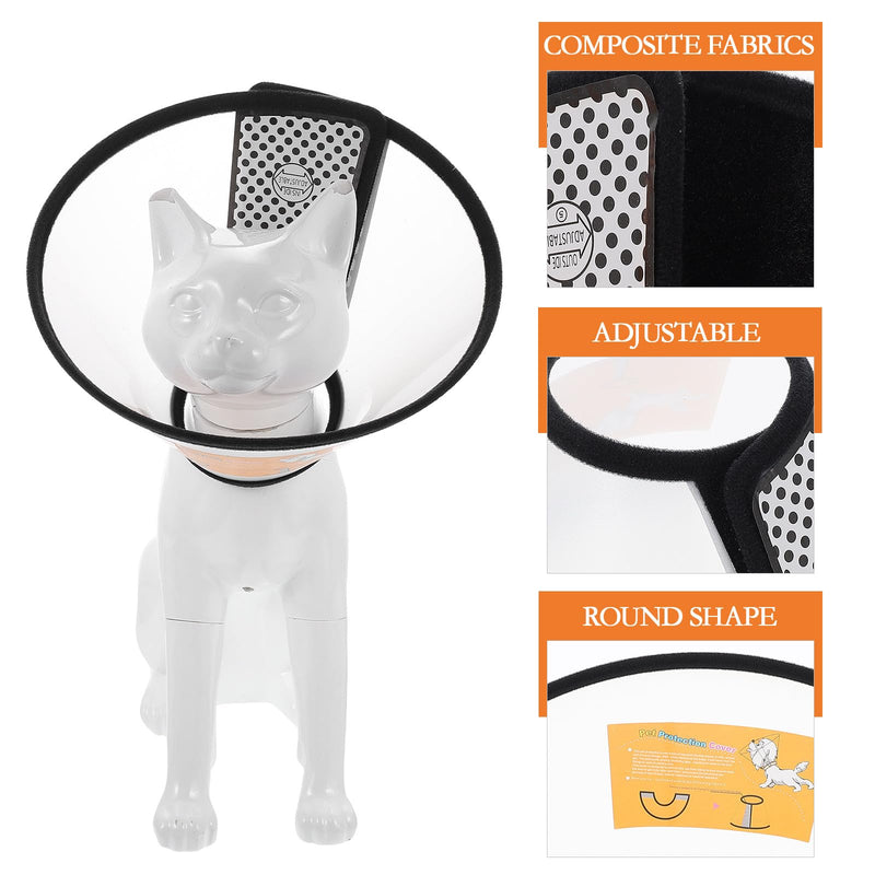 VALICLUD 2 pcs Protective Collar for Dogs and Cats made of PP Lightweight and Scratch-Resistant Neck Collar for Recovery and Pain Relief During the Recovery Phase