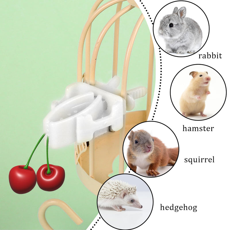 12 Pieces Bird Cage Food Holder, Millet Holder for Birds Cages Small Animal Fruit Vegetable Stick for Budgie Parakeet Macaw Cockatiel Conure Cockatoo Macaw - PawsPlanet Australia