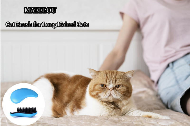 Cat Brush for Shedding - Perfect Cat Grooming Brush for Long-Haired Cats | Deshedding & Hair Remover Brush for Indoor Cats | Pet Brush for Cats - PawsPlanet Australia