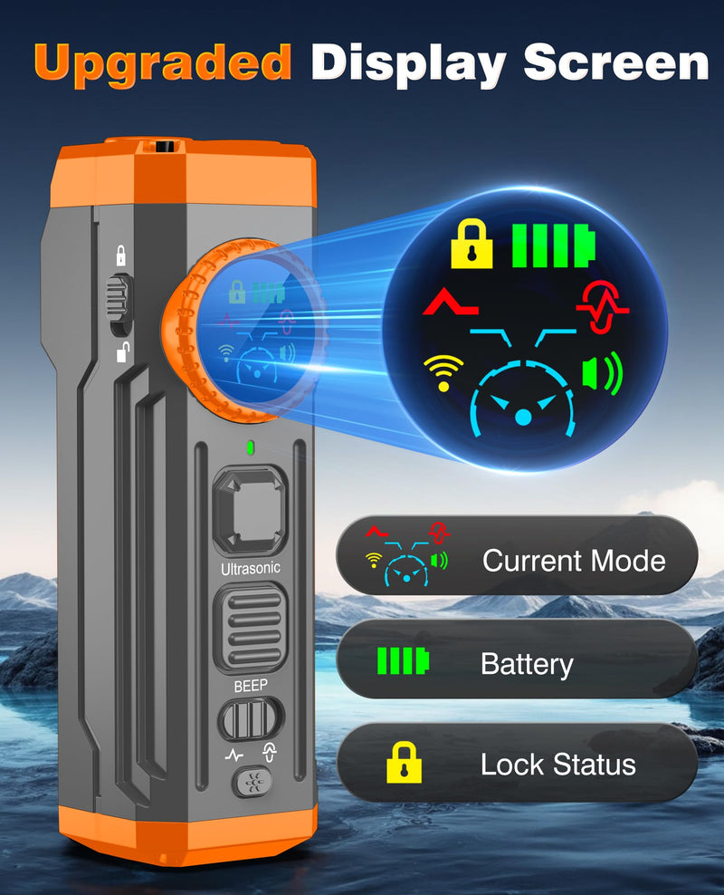 Dog Bark Deterrent Devices, 2025 Upgraded 3X Sonic Emitters Anti Barking Device for Own Or Neighbor's Dog, Safe & Effective Portable Ultrasonic Dog Bark Shield Rechargeable Dog Barking Silencer - PawsPlanet Australia