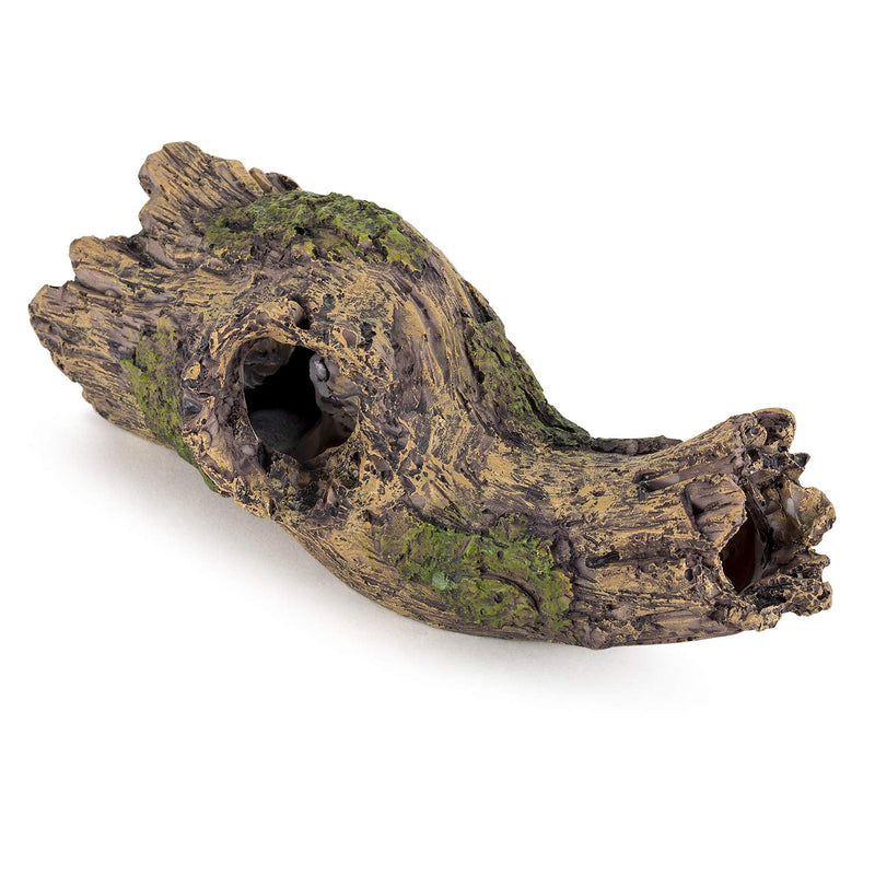 Hygger Small Aquarium Ornament Poly Resin Wood Trunk Log Fish Tank Decoration for up to 20 Gallon Tank Betta Fish Accessories Hideout Cave(Tree Log) - PawsPlanet Australia