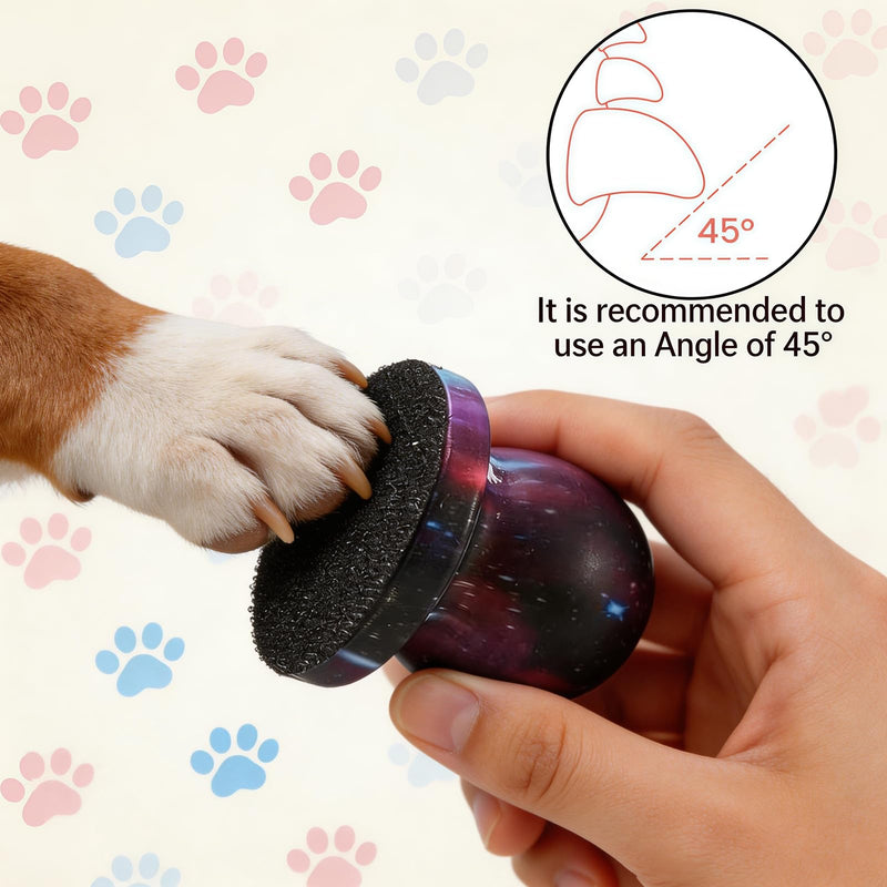 Dog Nail File Scratch Board Pad, Wooden Handicraft Scratch Pad for Cat & Dog Nails with 8PCS Replaceable Filing Disc Sandpaper, Professional Pet Nails Clipper Cat Nails Trimmer and Dog