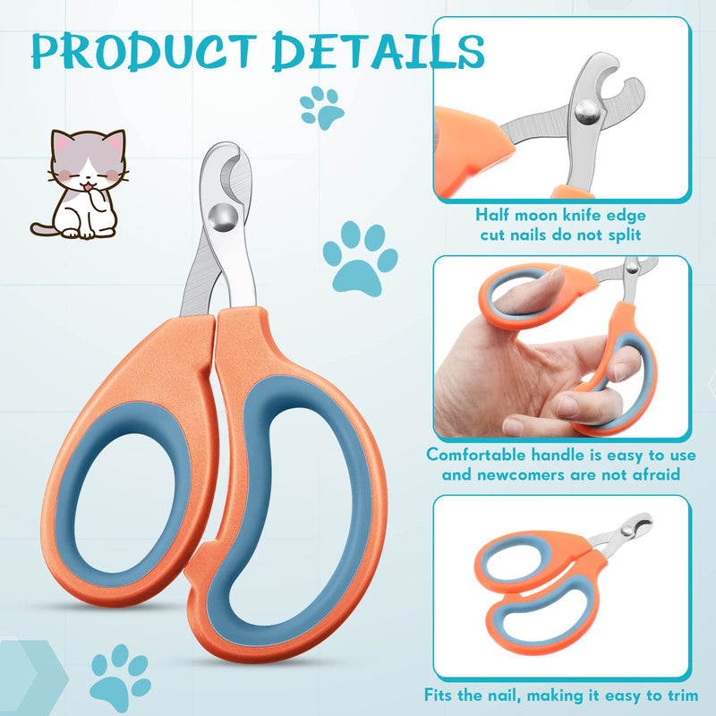 24 Pcs Cat Nail Clipper Bulk Kitten Claw Trimmer Pet Nail Cutter Claw Care for Cattery Cat Breeders Groomers Nonprofit Organization and Charity - PawsPlanet Australia